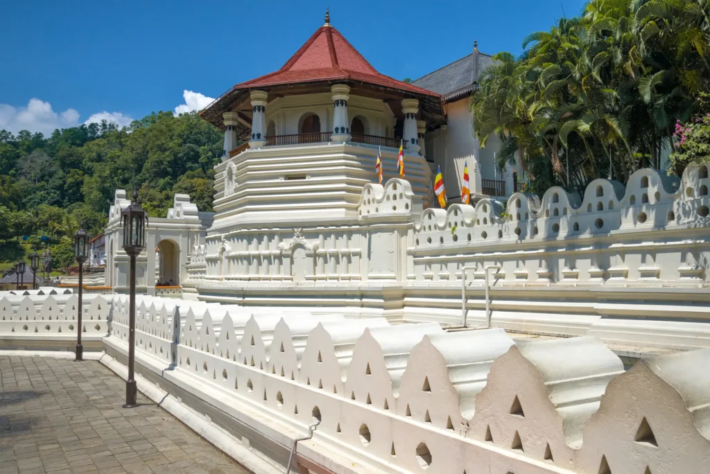 The Octagon at the Temple of the Sacred Tooth Relic in Kandy, Sri Lanka