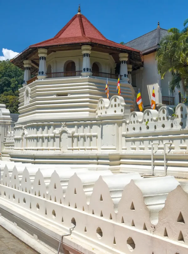 The Octagon at the Temple of the Sacred Tooth Relic in Kandy, Sri Lanka